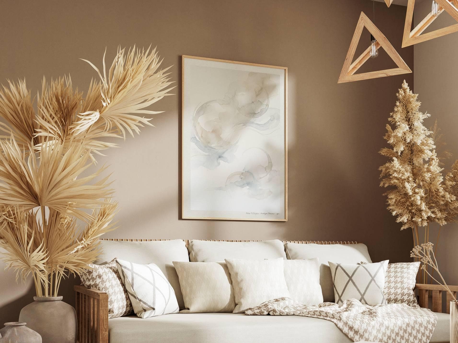 Silent Archetypes #3: Echo of Silence - Abstract Symbolism Wall Art Print view 7