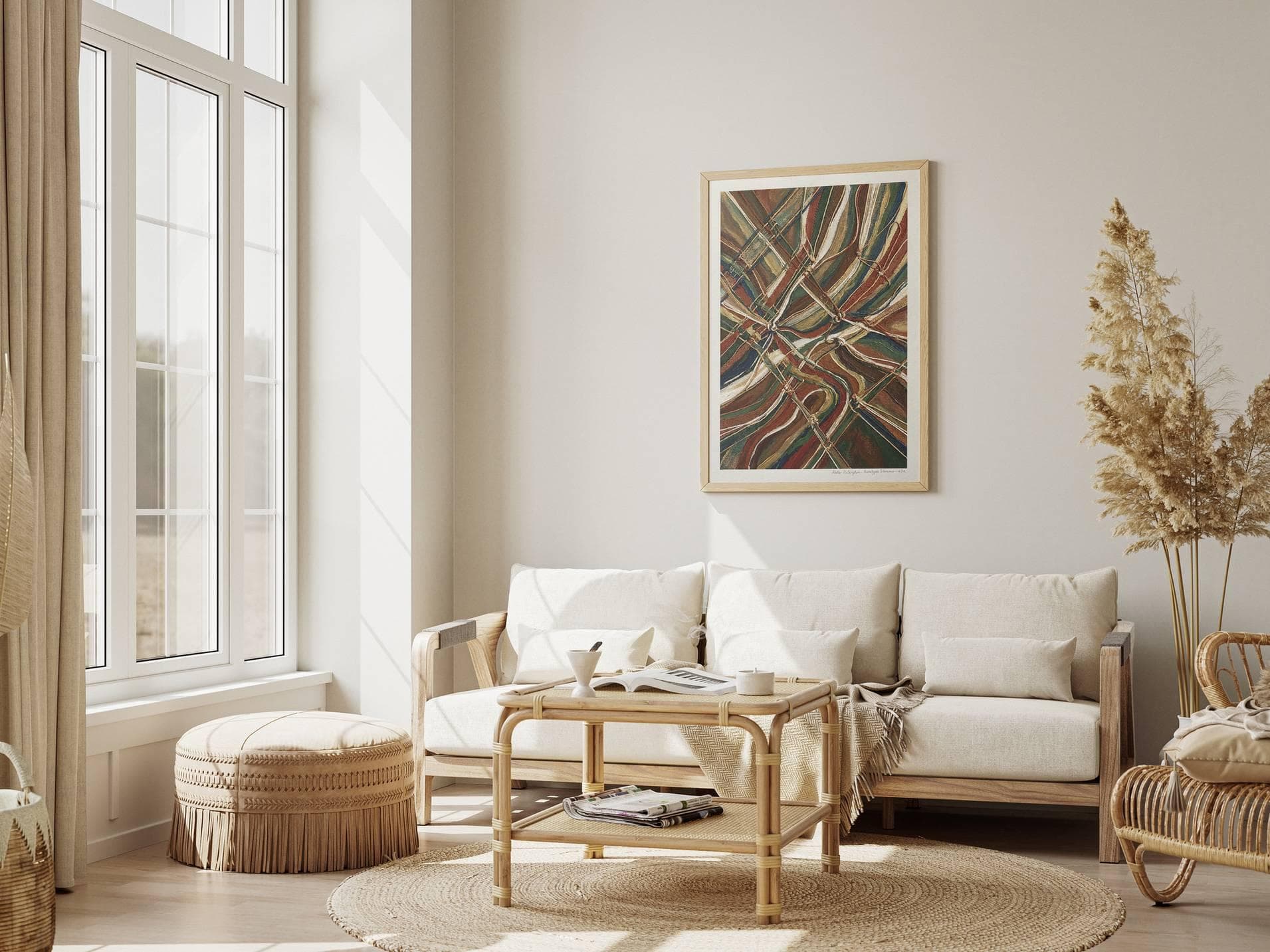 Silent Archetypes #4: Weaver of Destinies - Abstract Symbolism Wall Art Print view 6