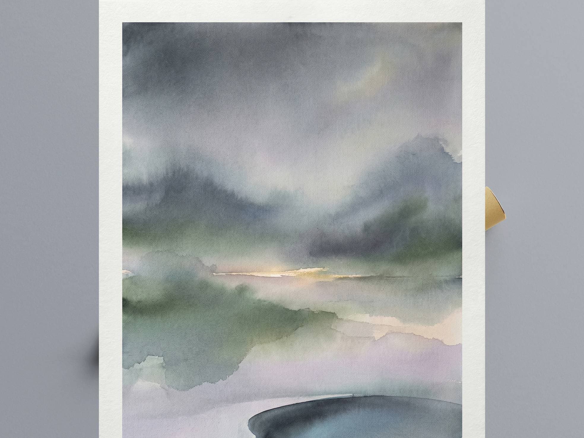 Silent Archetypes #5: Eve of the Unknown - Abstract Symbolism Wall Art Print view 4