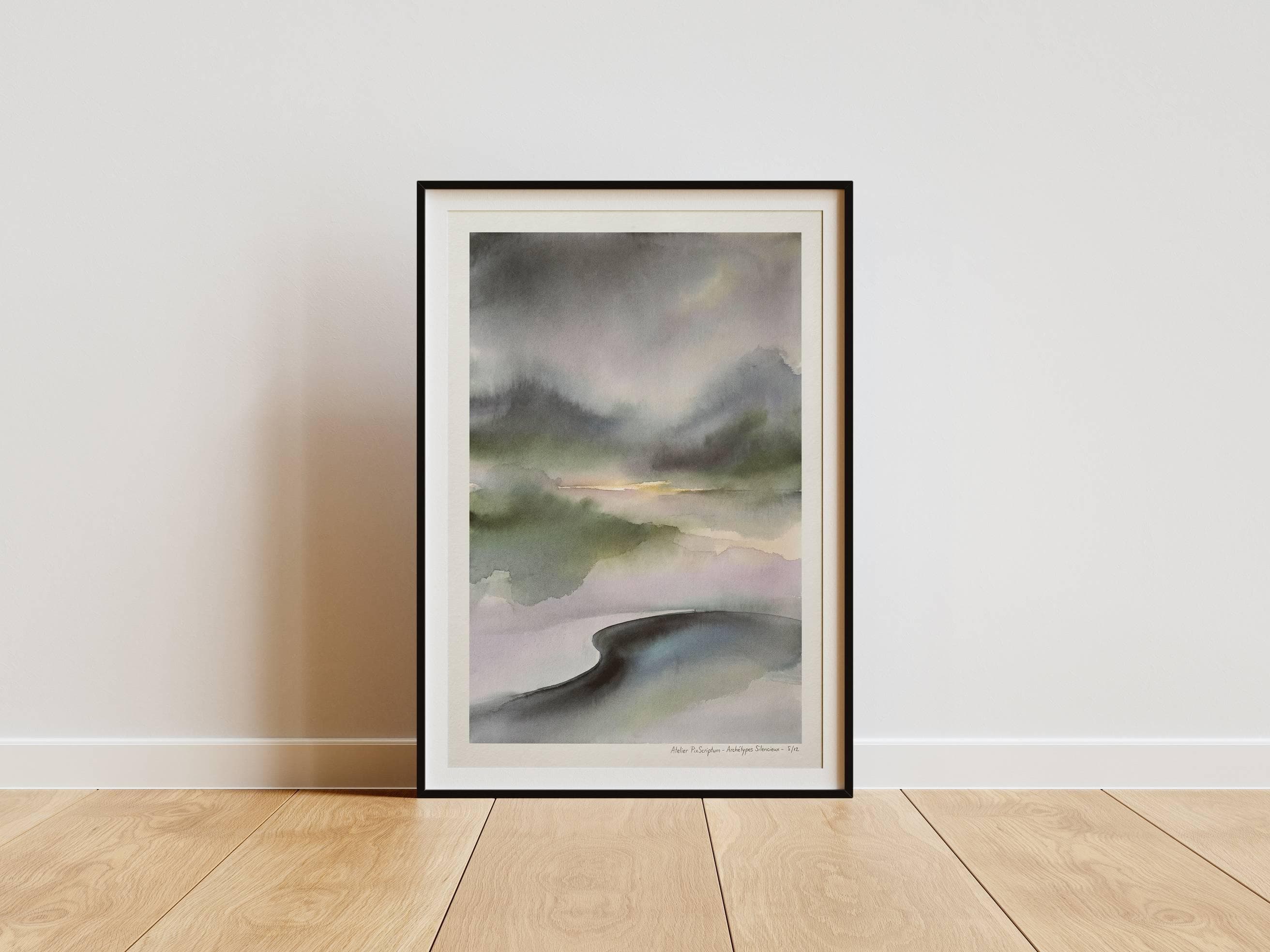 Silent Archetypes #5: Eve of the Unknown - Abstract Symbolism Wall Art Print view 5