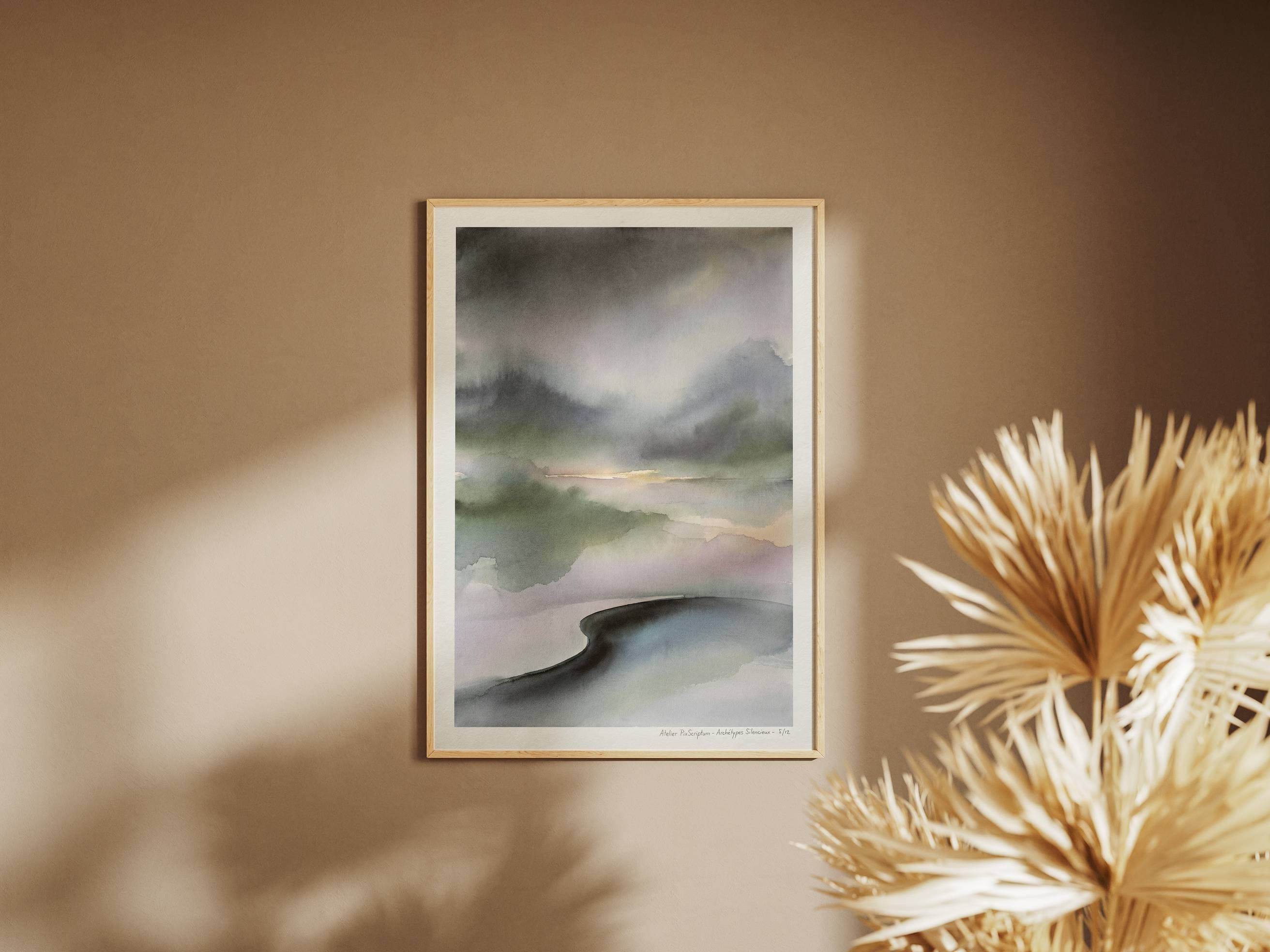 Silent Archetypes #5: Eve of the Unknown - Abstract Symbolism Wall Art Print view 8