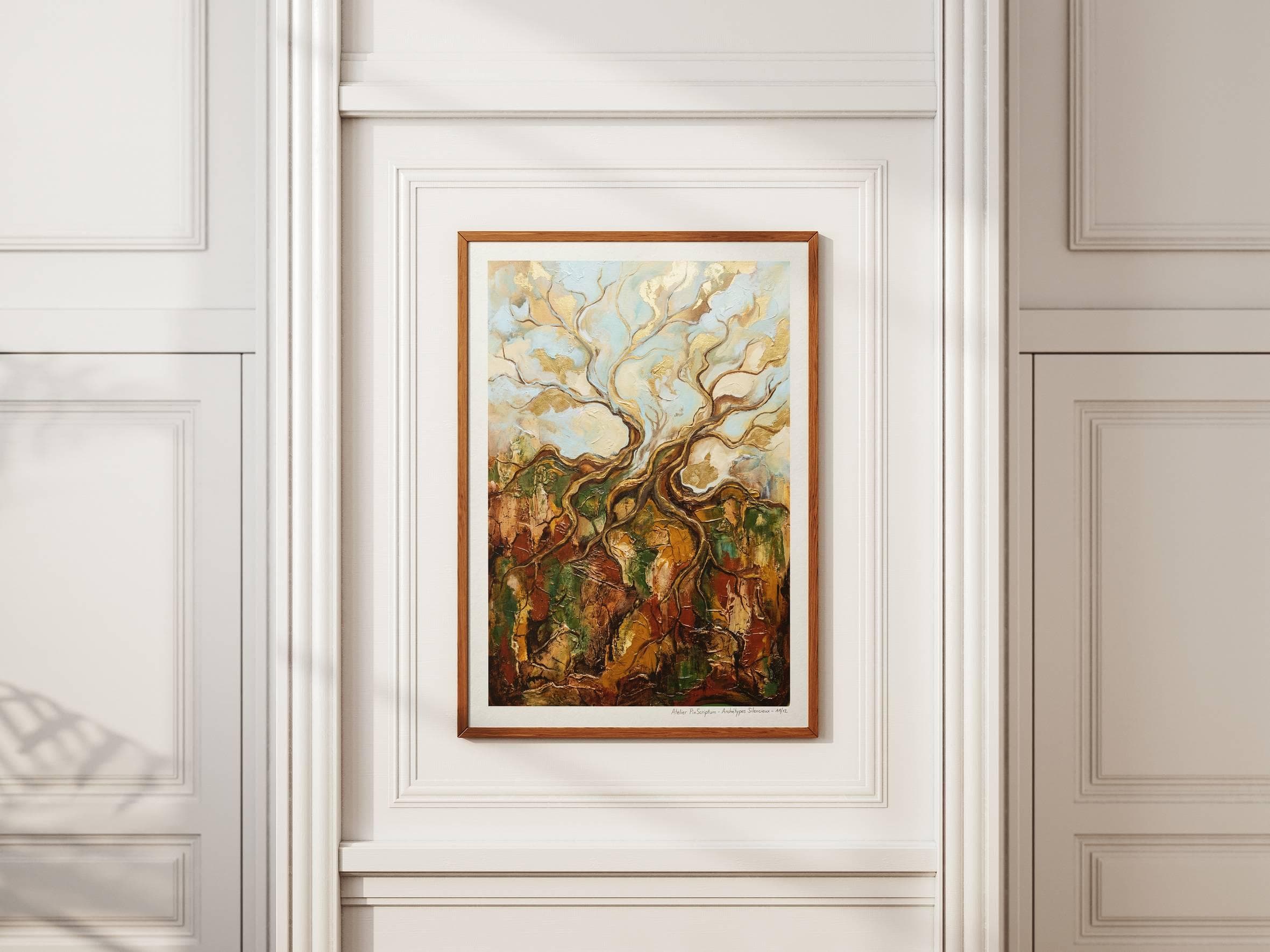 Silent Archetypes #11: Song of Roots - Abstract Symbolism Wall Art Print view 8